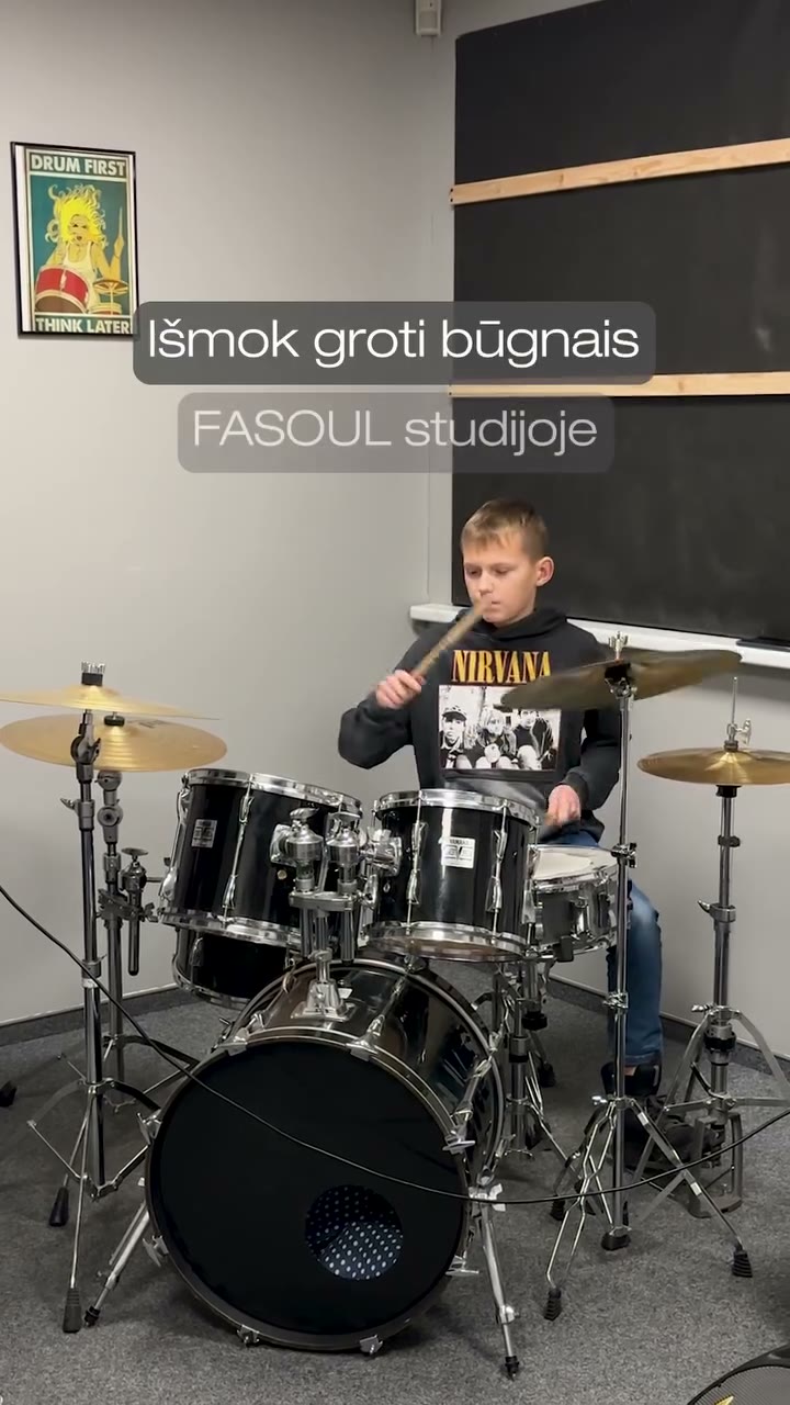 Būgnų pamokos Vilniuje: Atraskite ritmo magiją! 🥁