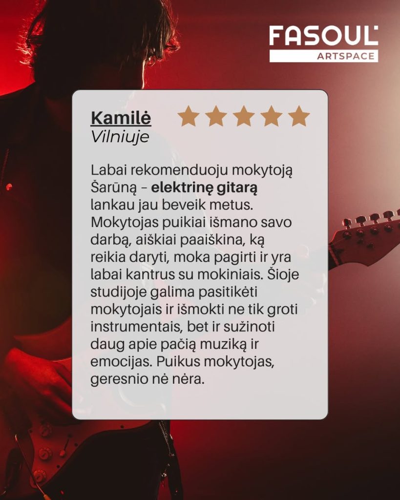 Nemėgstame girtis, bet dažnai pagiria klientai 🤭 Jeigu ir tu ieškai muzikos studijos su draugiška aplinka, junkis prie mūsų.