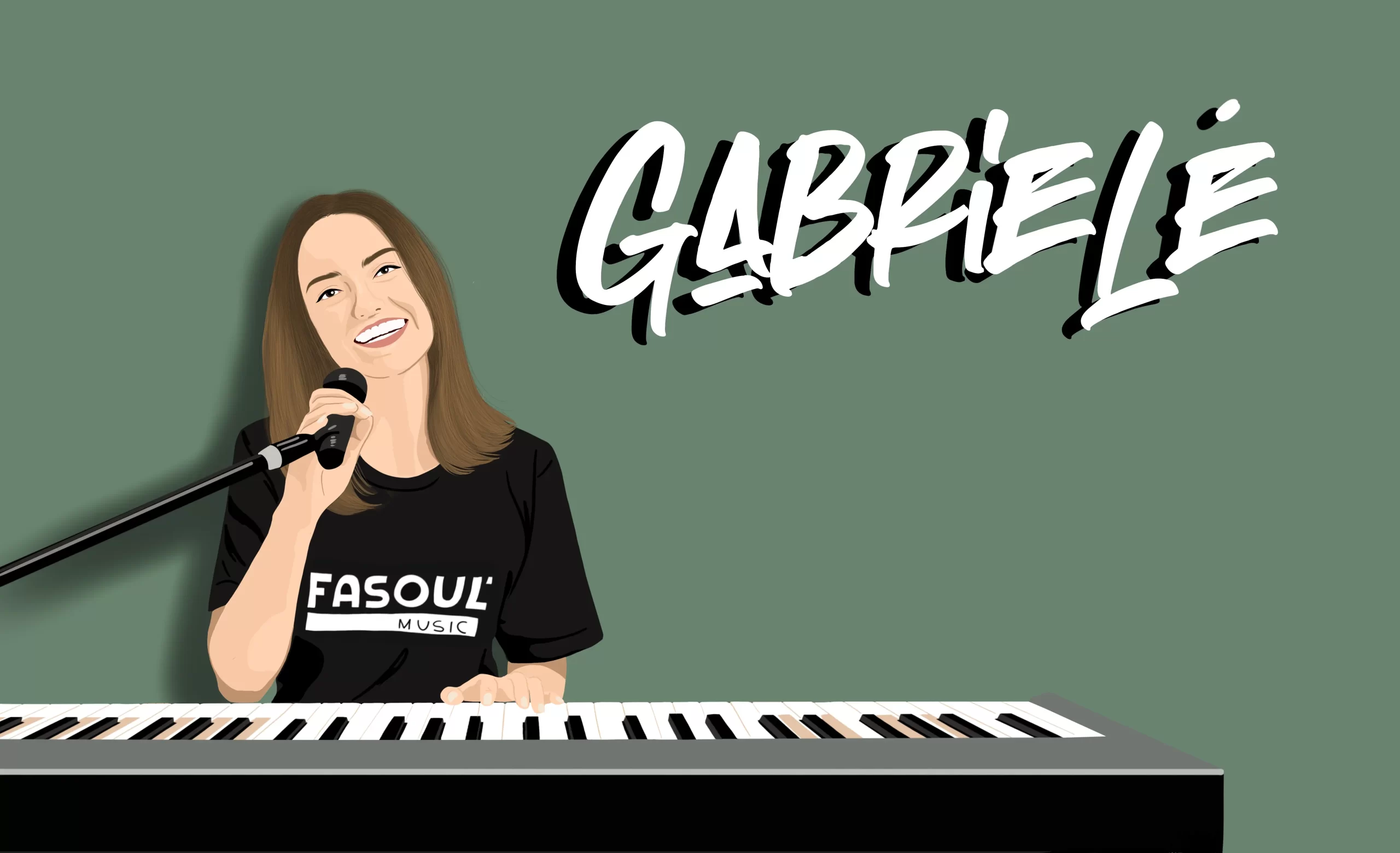 Gabrielė – vokalo ir pianino mokytoja