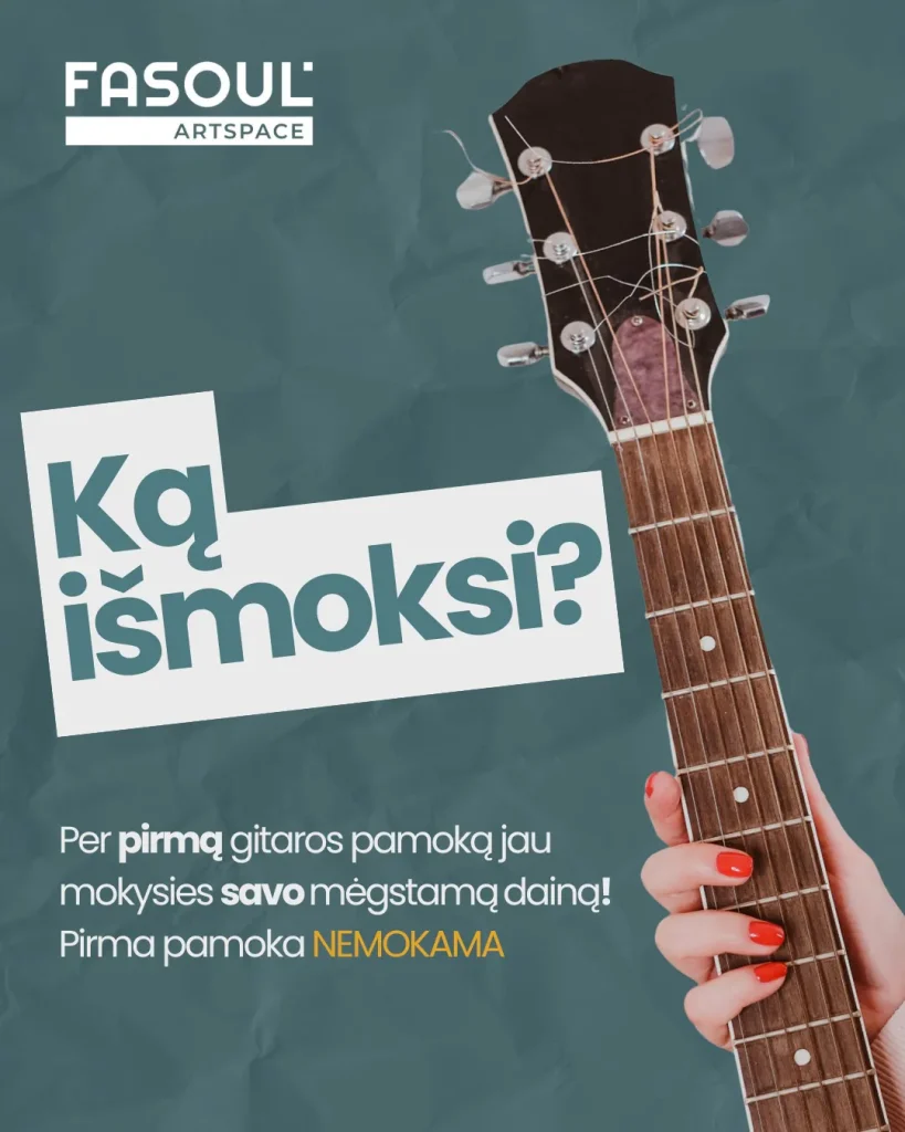 Gitaros pamokos – grok nuo pirmos pamokos