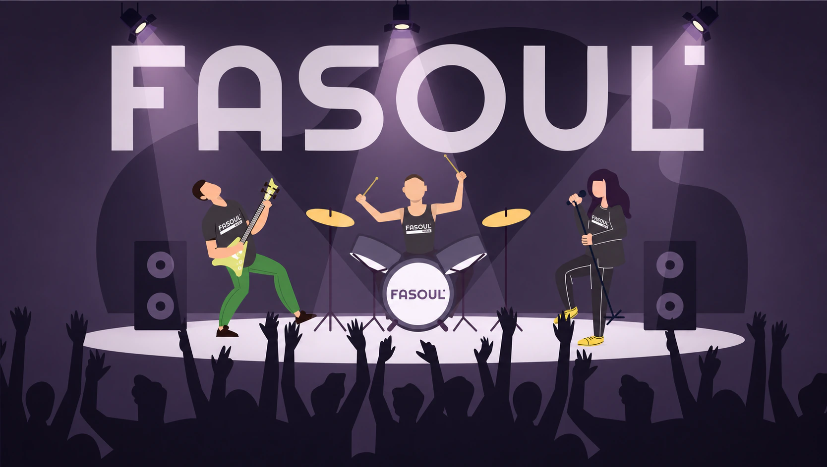 FASOUL grupės koncertas scenoje