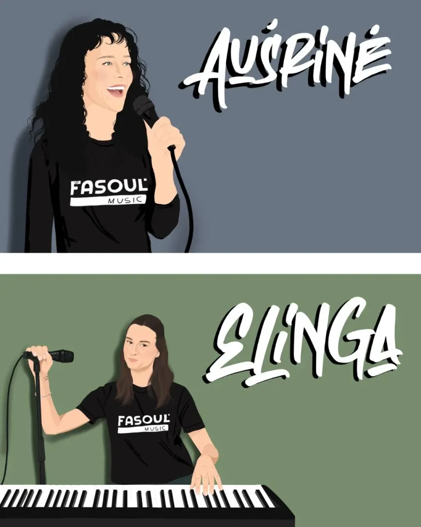 Susipažinkite su vokalo mokytojomis Aušrine ir Elinga