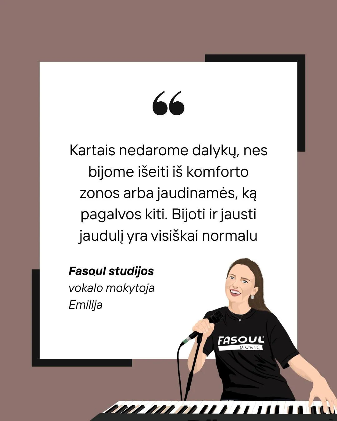Vokalo pamokos Kaune su Emilija